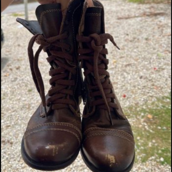 Steve Madden Troopa Combat Boots - Picture 3 of 3